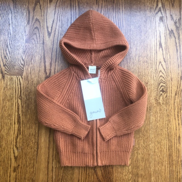 NEW Goumi Baby Hoodie Sweater 6-12 Months - Picture 6 of 10